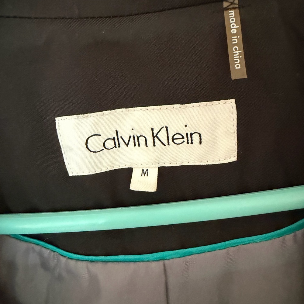 Calvin Klein Black Raincoat for Women - Picture 3 of 4